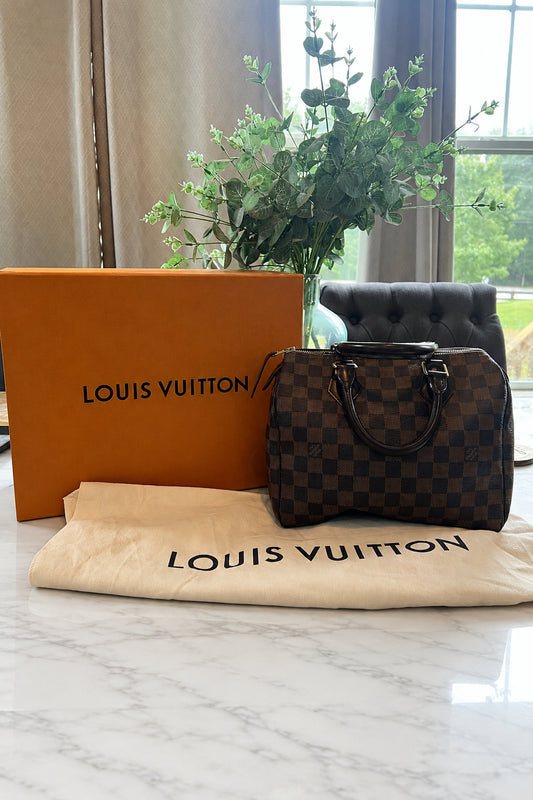 Louis Vuitton Damier Ebene Speedy 25 2006