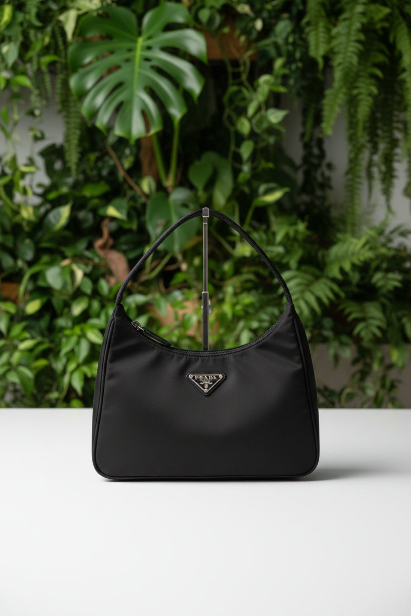 Prada Black Nylon Pochette