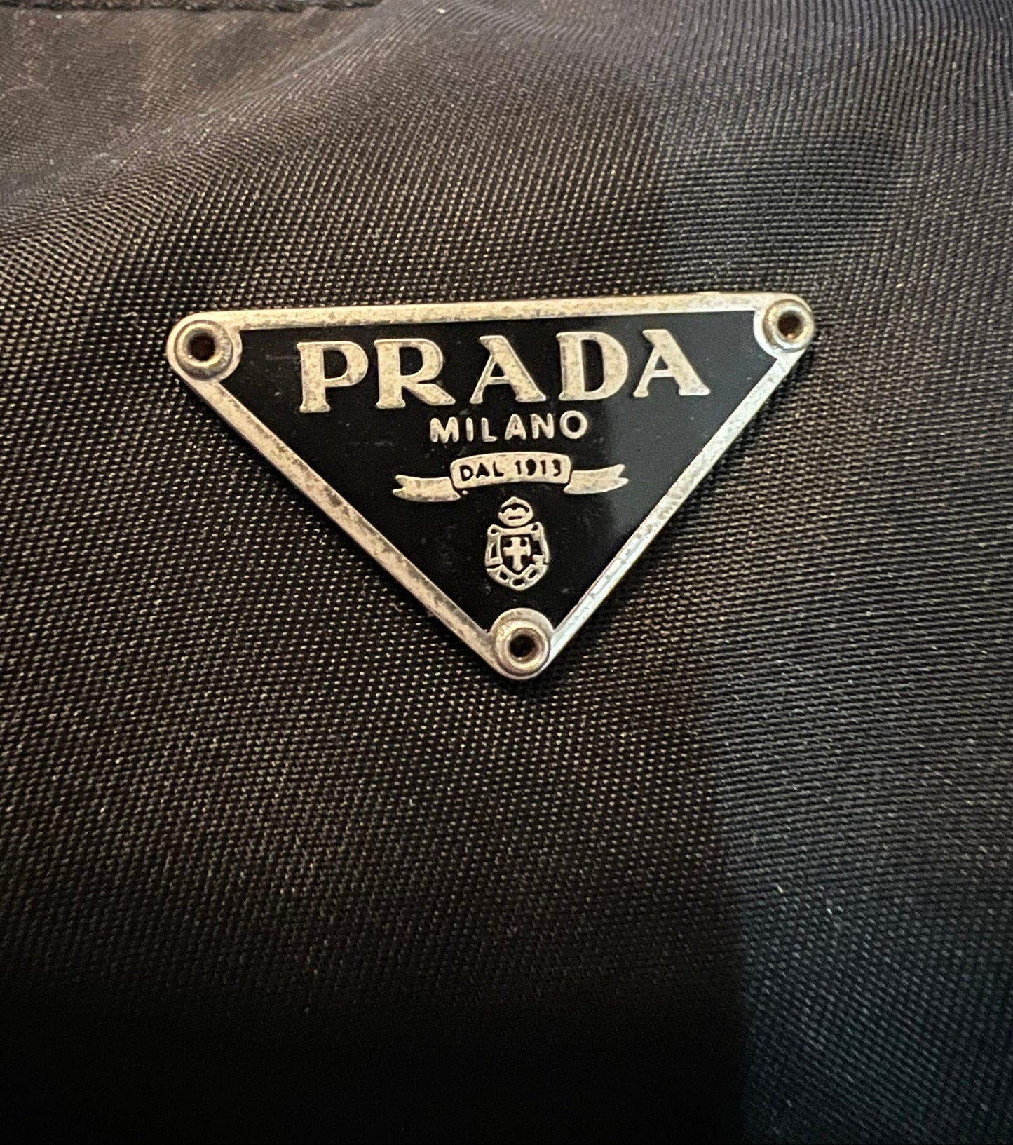 Prada Black Nylon Pochette