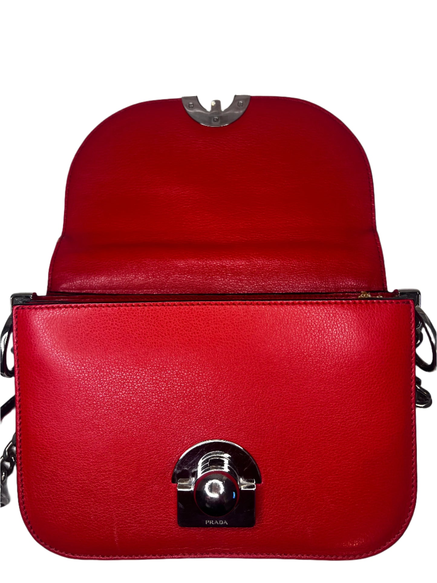 Prada Glace Calfskin Arcade Crossbody