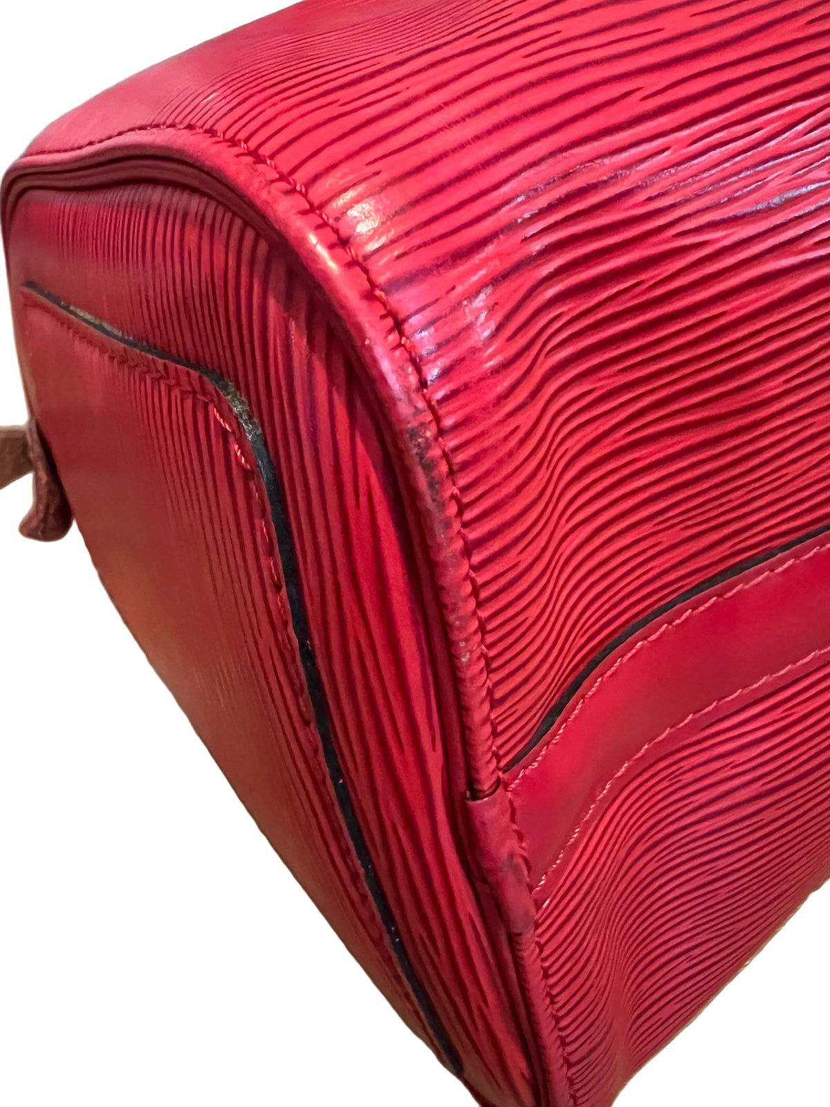 Louis Vuitton Red Epi Speedy 25