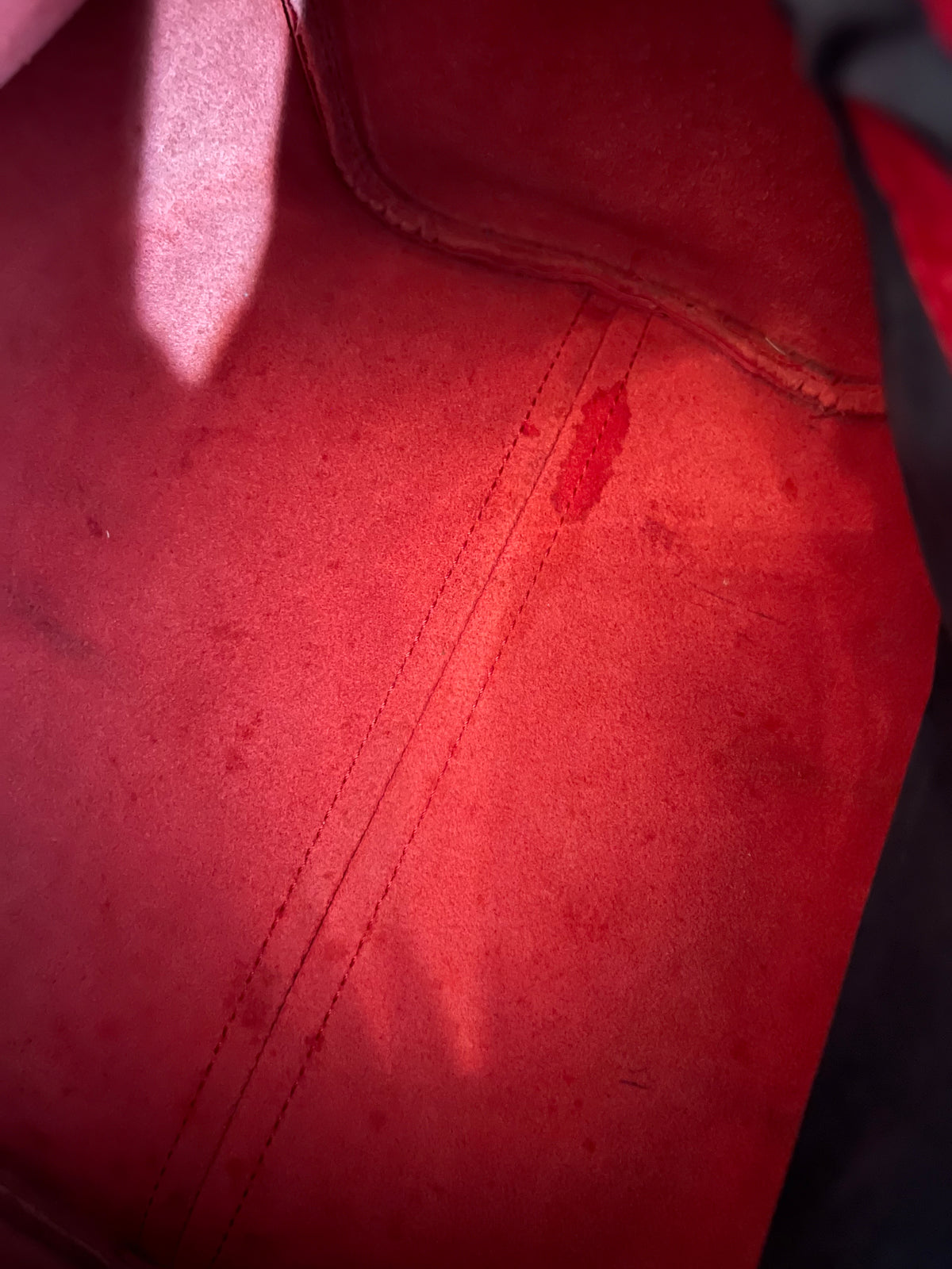 Louis Vuitton Red Epi Speedy 25