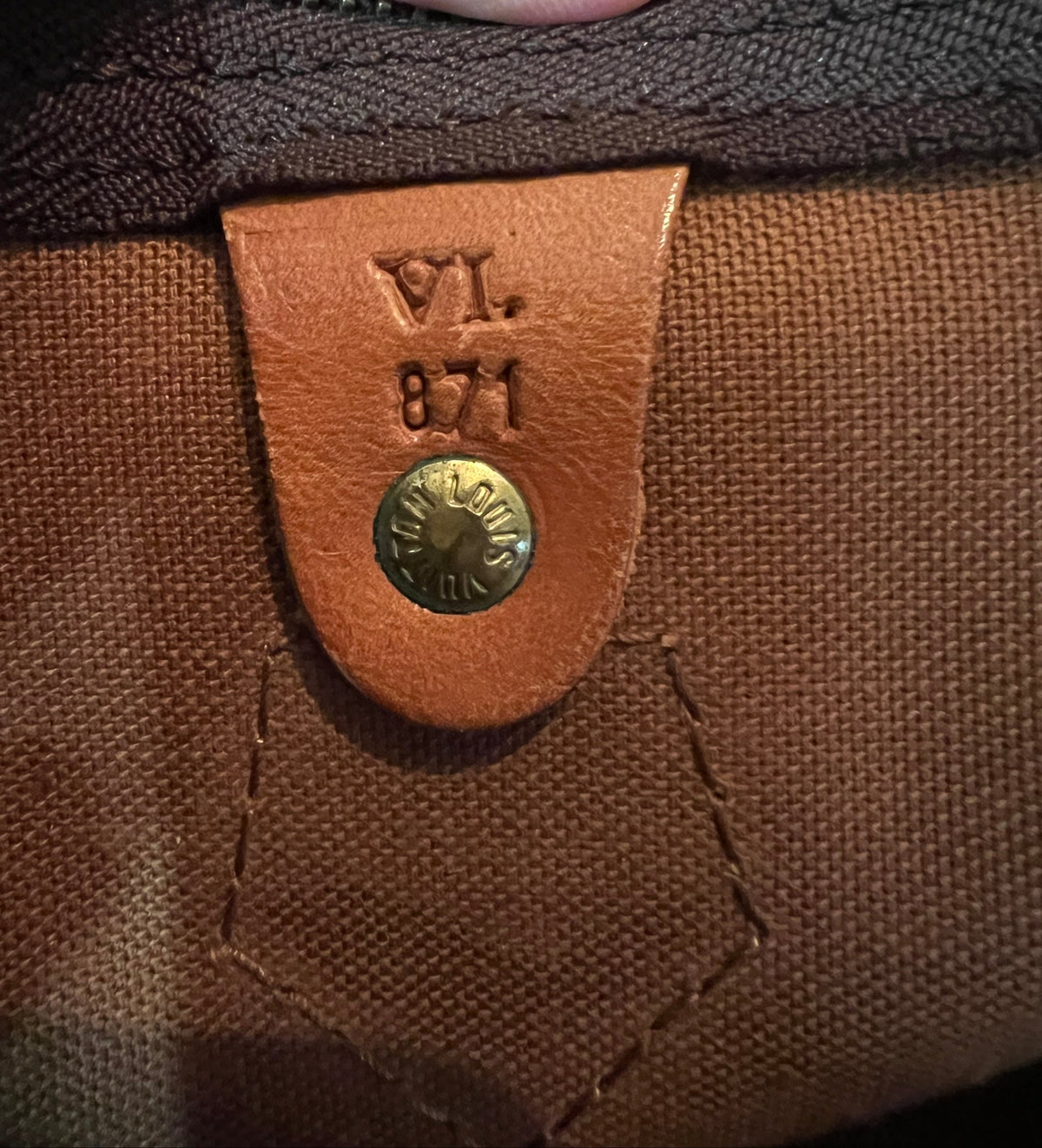 Louis Vuitton Speedy 35 1981