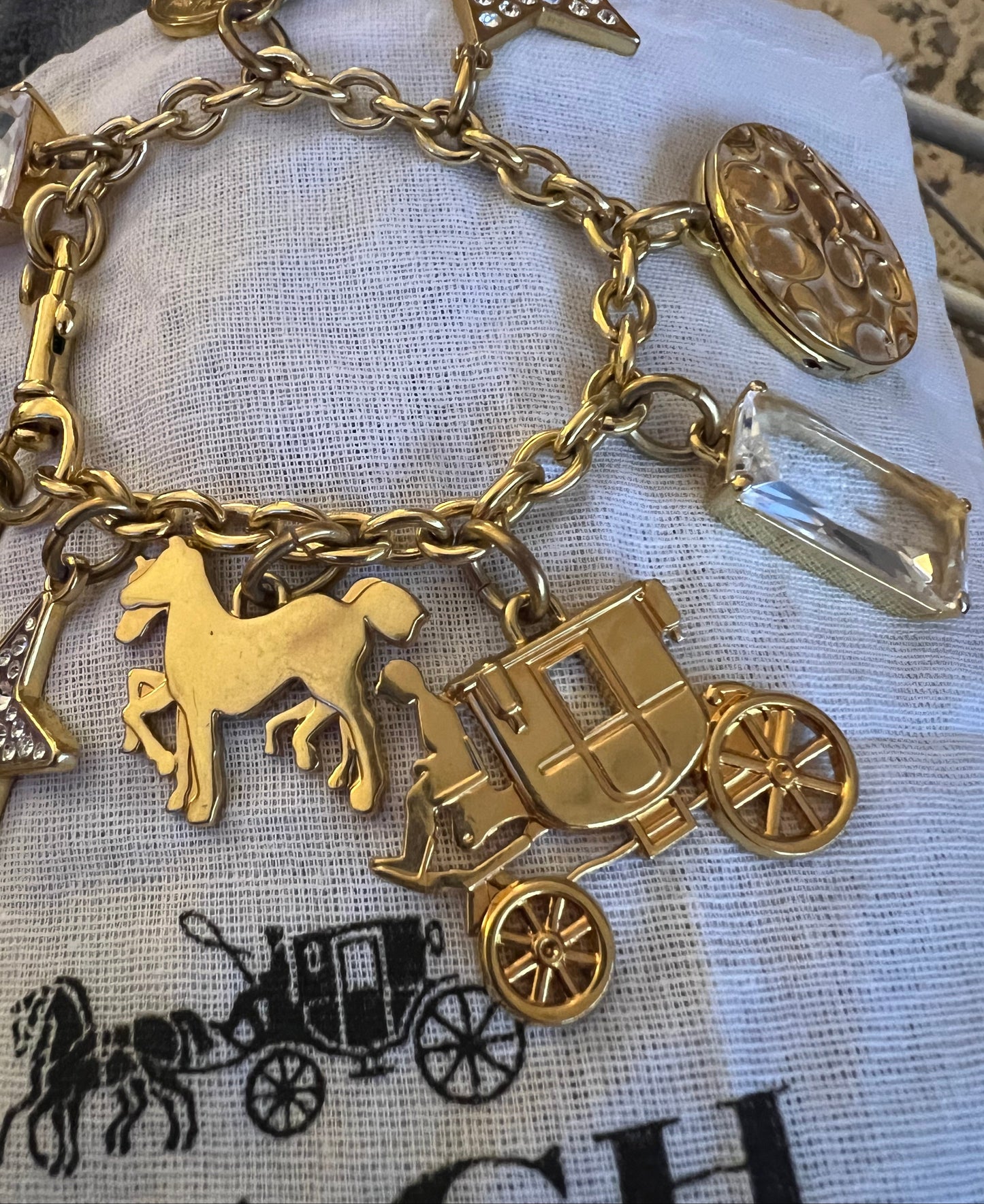 Coach Vintage Charm Bracelet
