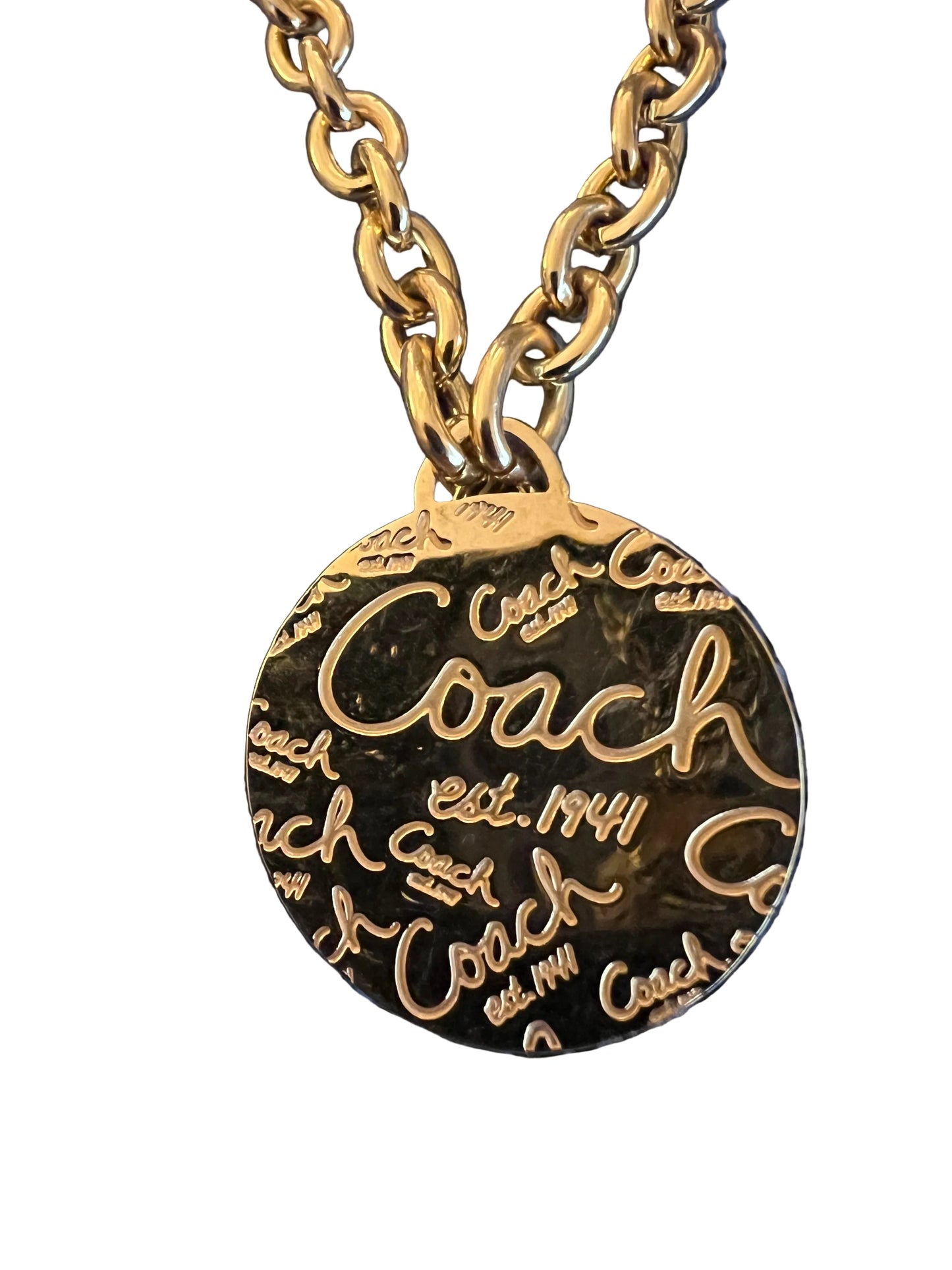 Coach Vintage Medallion Necklace