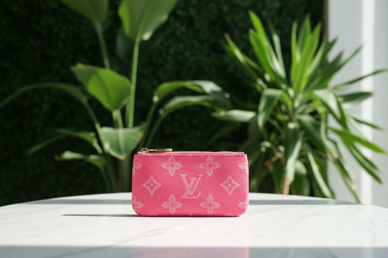Louis Vuitton Monogram Pink Key Cles