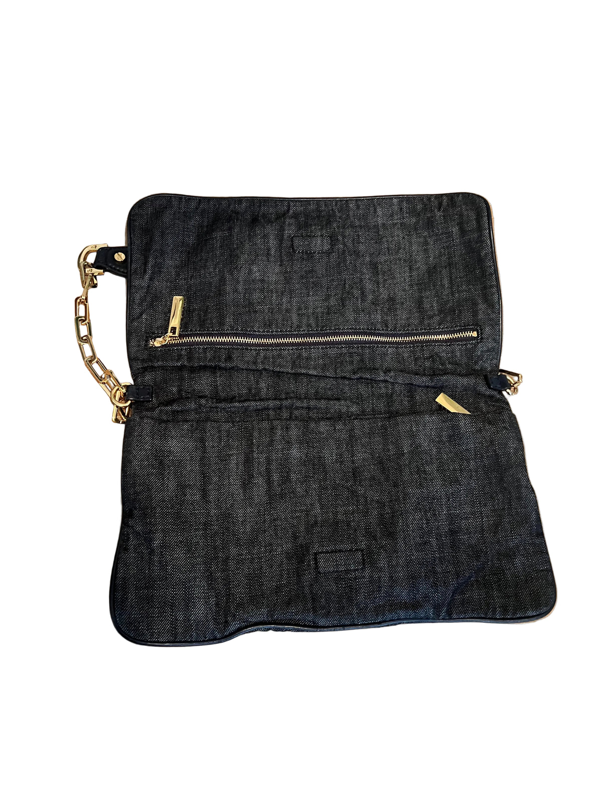 Tory Burch Vintage Denim Amanda Shoulder Bag
