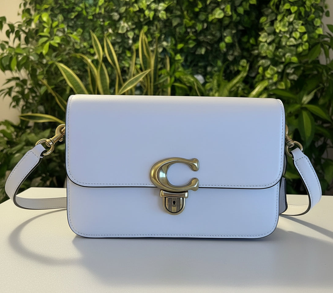 Coach Glovetanned Cream Leather  Bag