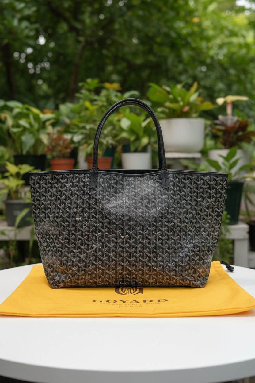 Goyard Black St Louis Tote