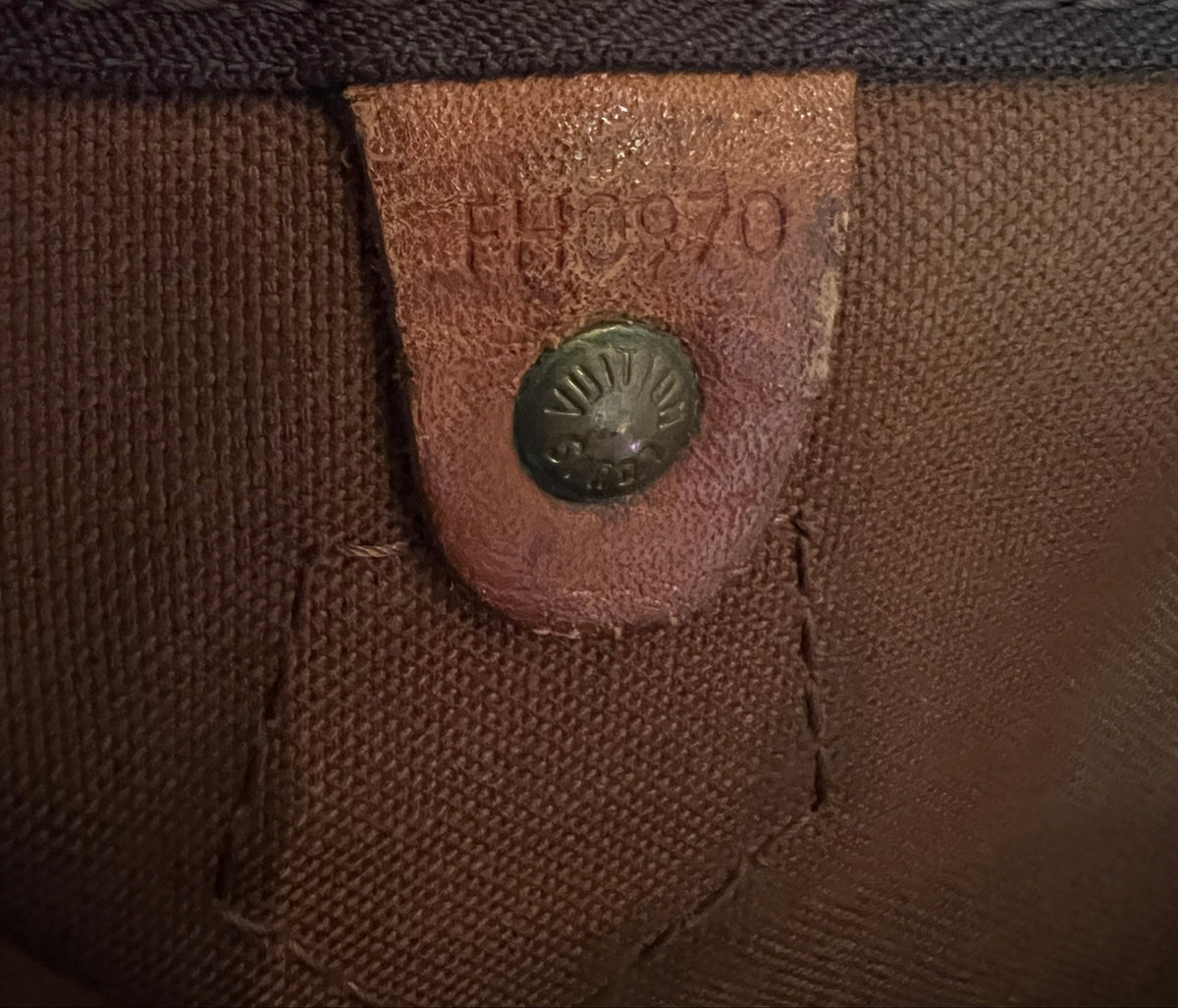 Louis Vuitton Monogram Speedy 25 1990
