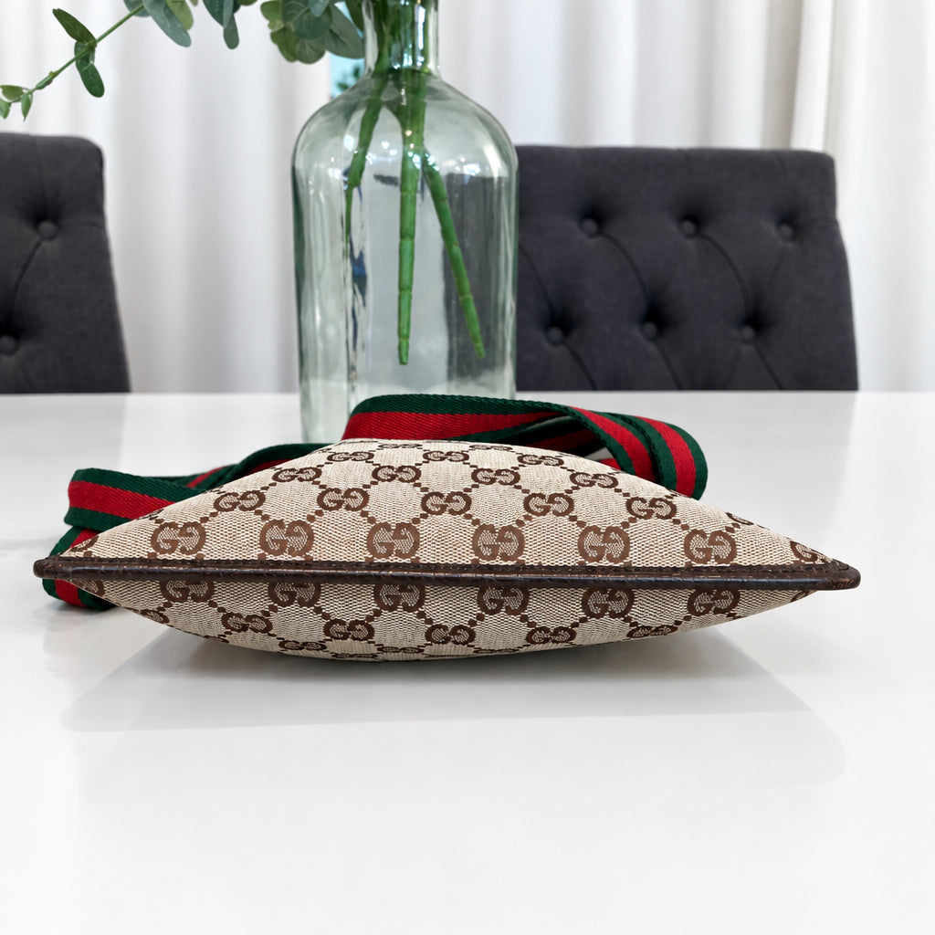 Gucci Sherry Line GG Canvas & Leather Messenger