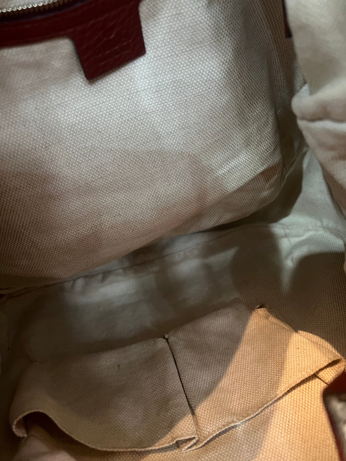 Gucci Monogram GG Canvas Dressage Burgundy