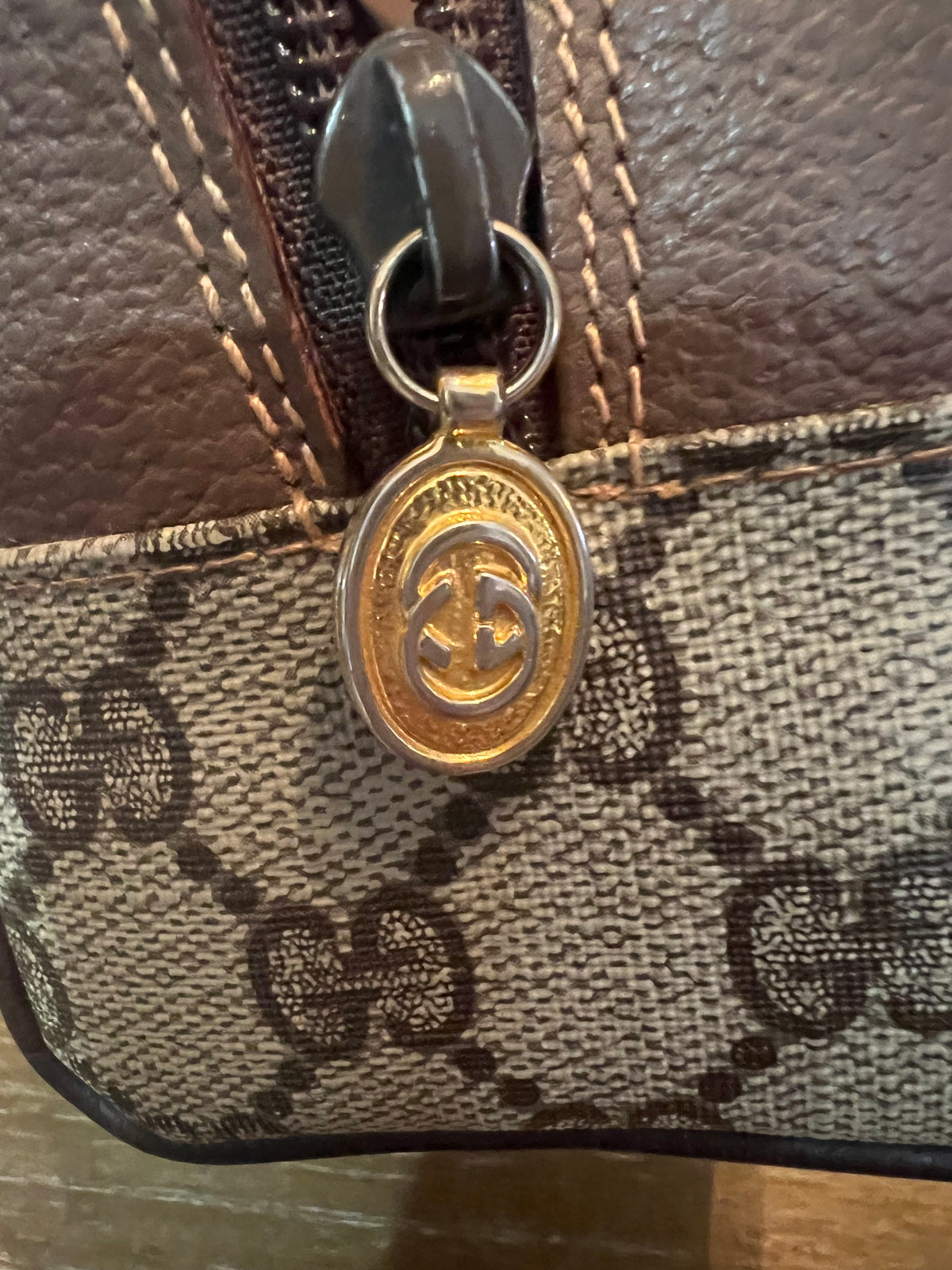 Gucci Monogram Coated Canvas Toiletry Pouch