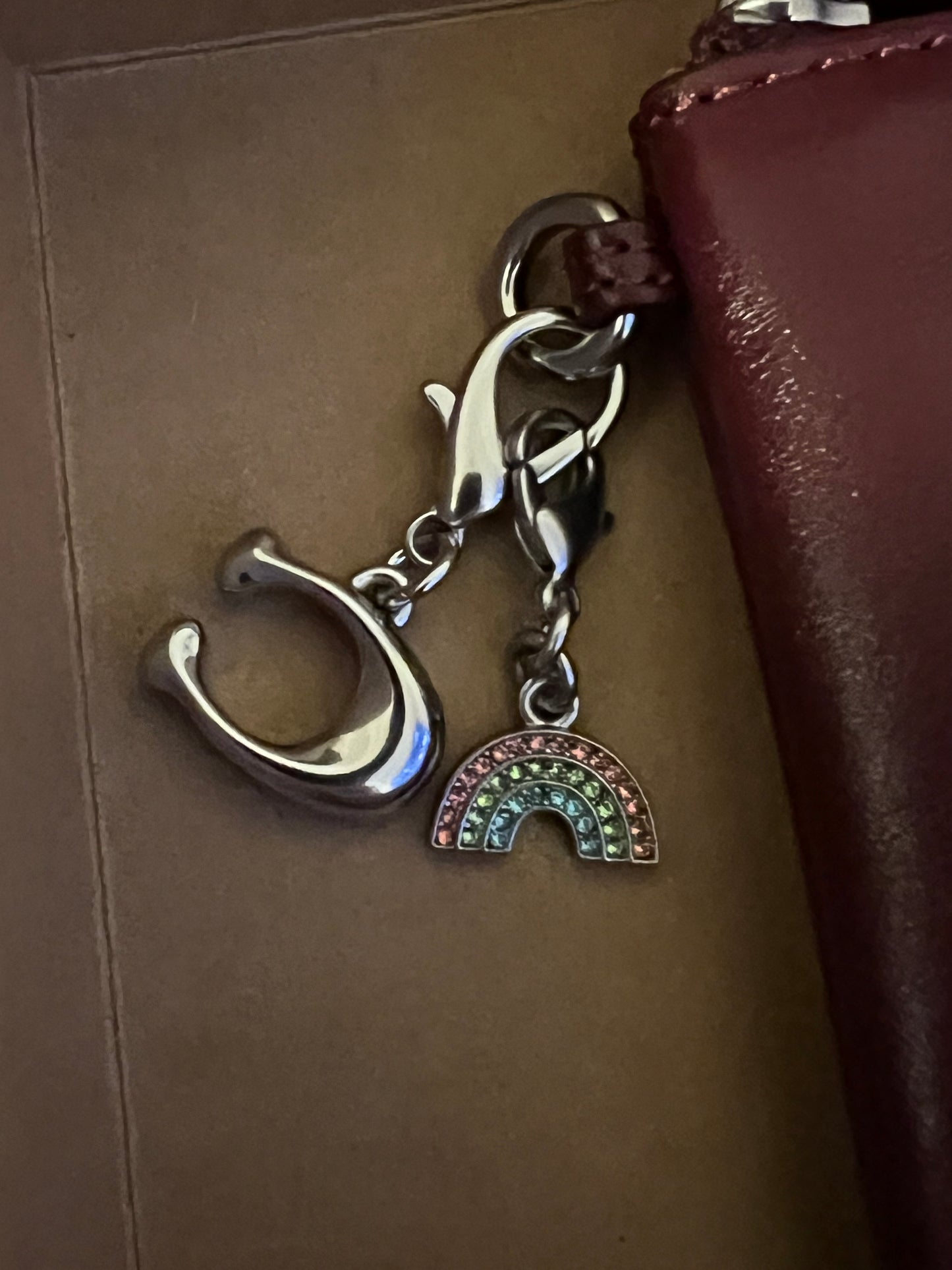 Coach Wristlet Box Set with Charms