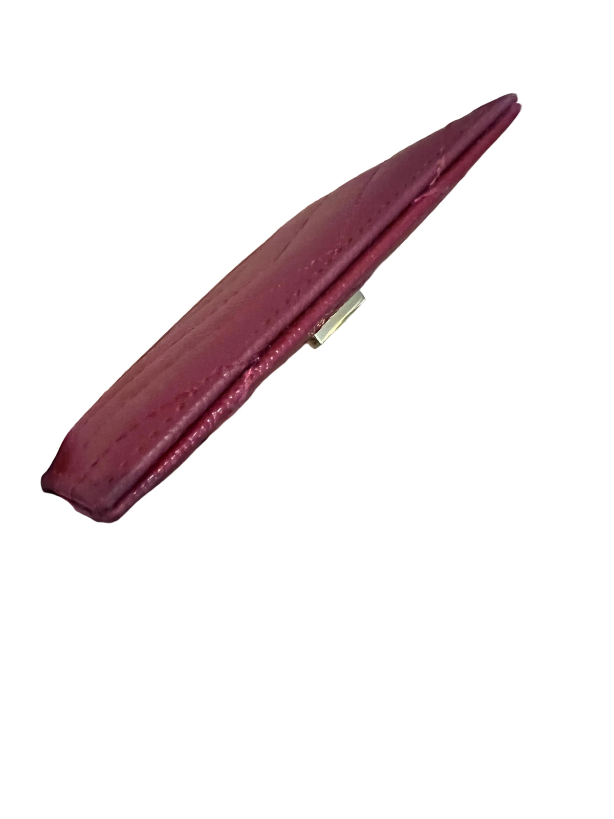 YSL Burgundy Card Holder