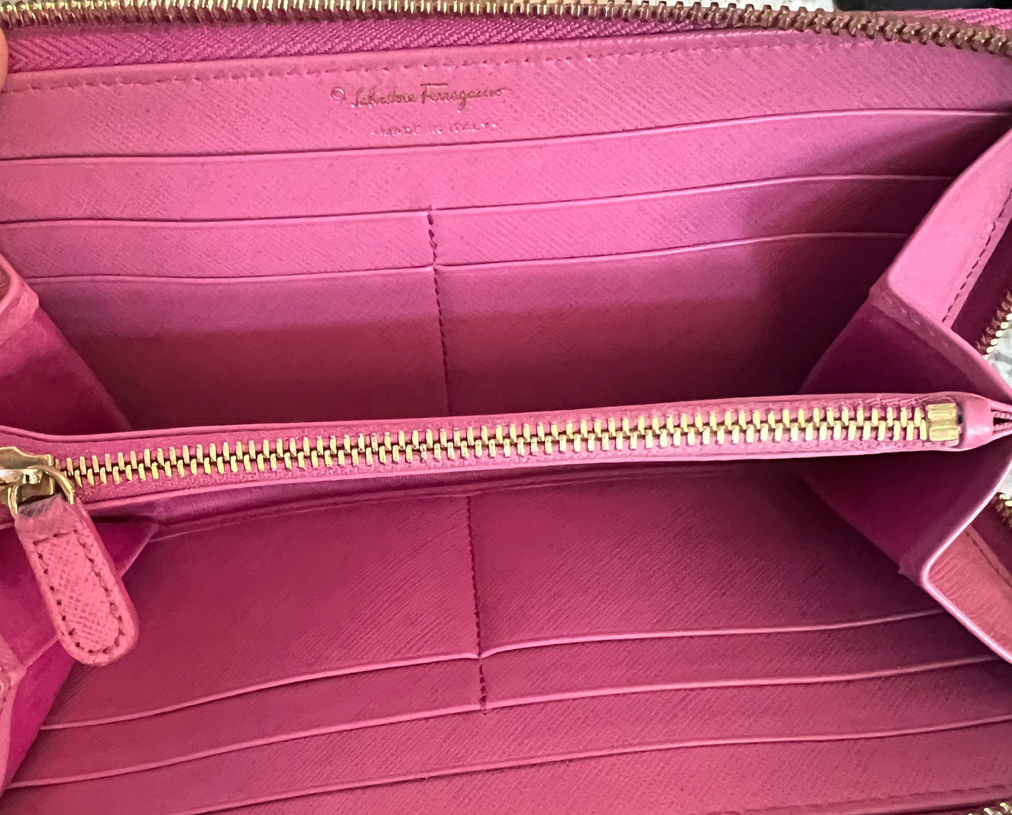 Ferragamo Leather Bow Wallet