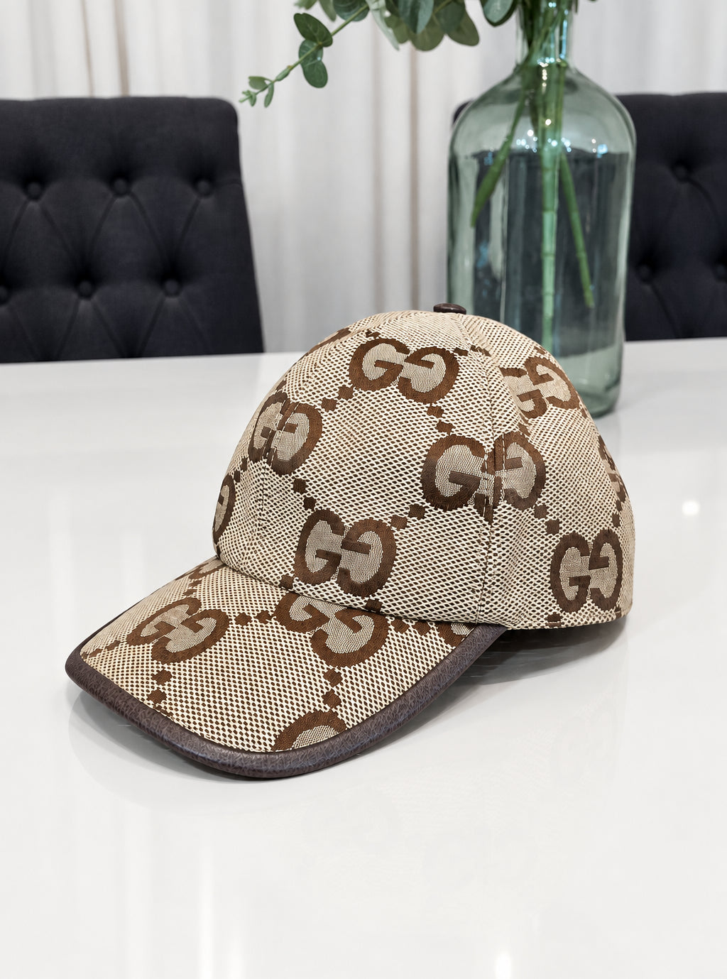 Gucci Beige GG Baseball Hat