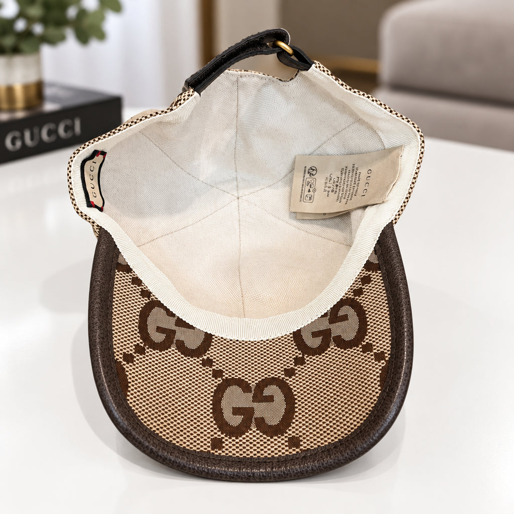 Gucci Beige GG Baseball Hat
