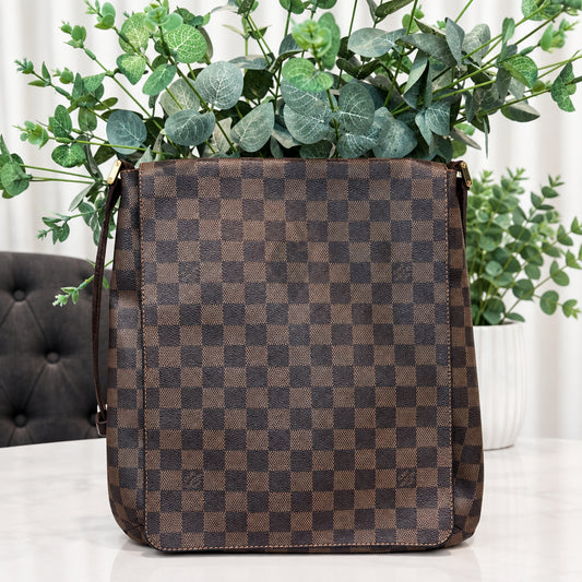 Louis Vuitton Damier Ebene Mussette GM