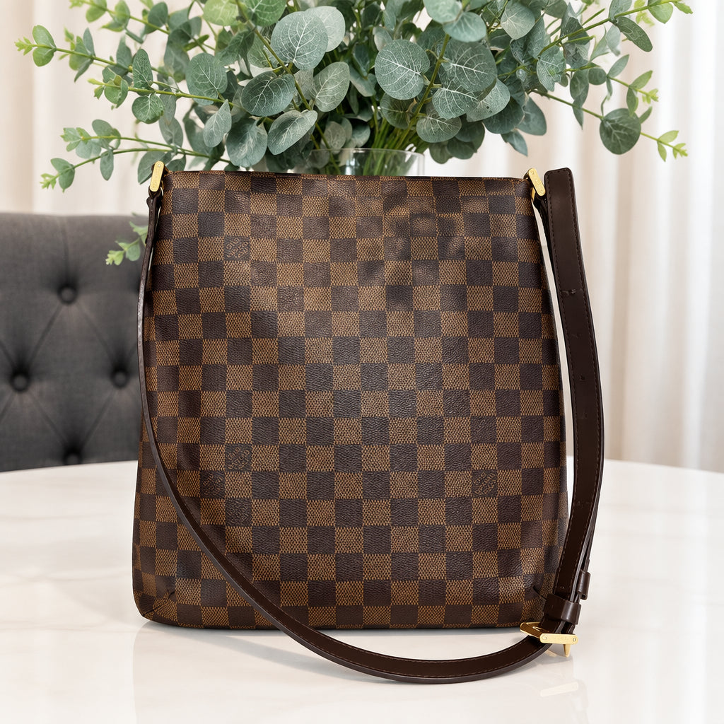 Louis Vuitton Damier Ebene Mussette GM