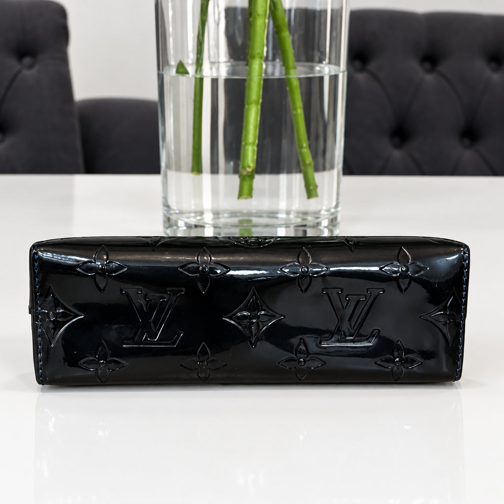 Louis Vuitton Navy Vernis Cosmetic Pouch