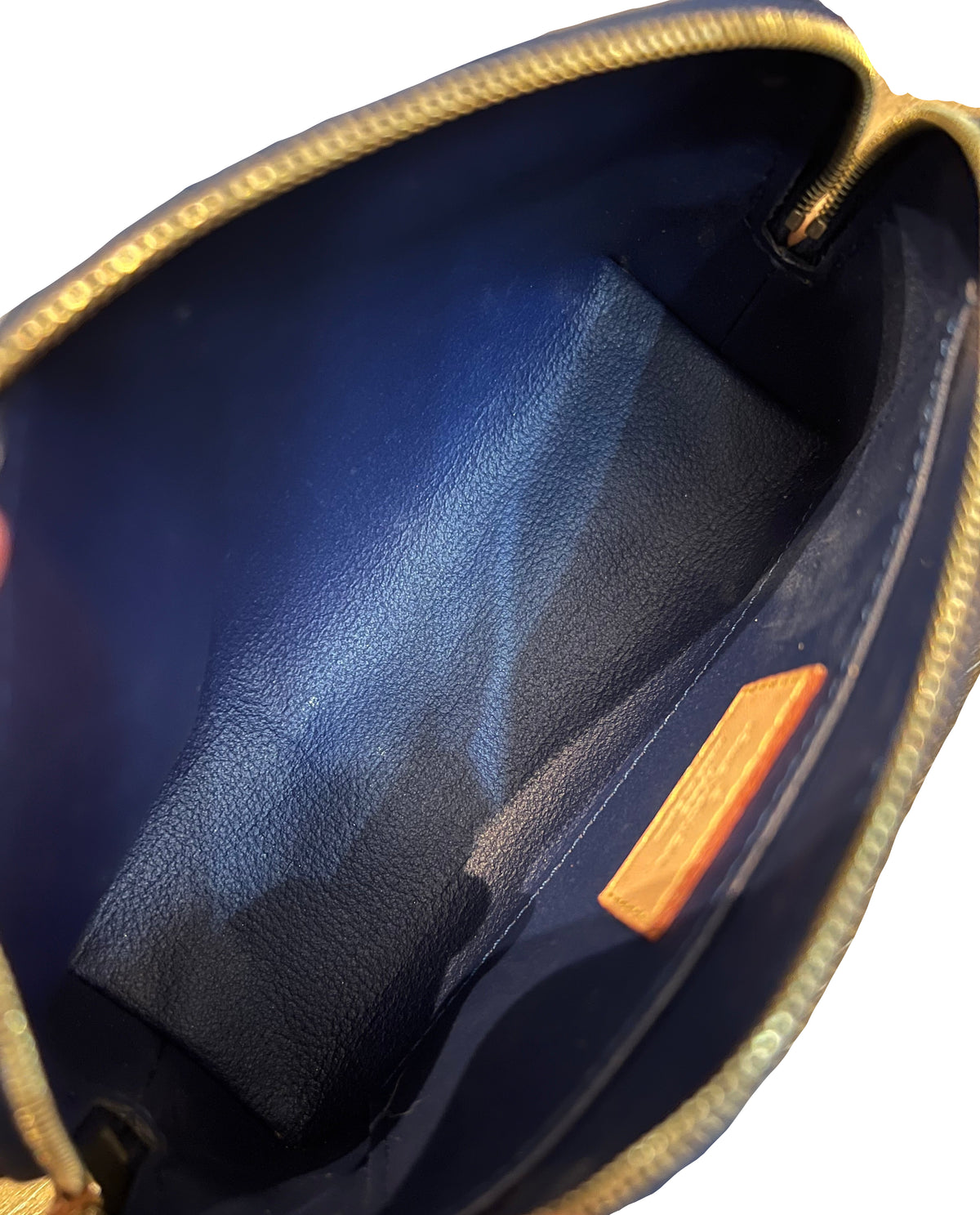 Louis Vuitton Navy Vernis Cosmetic Pouch