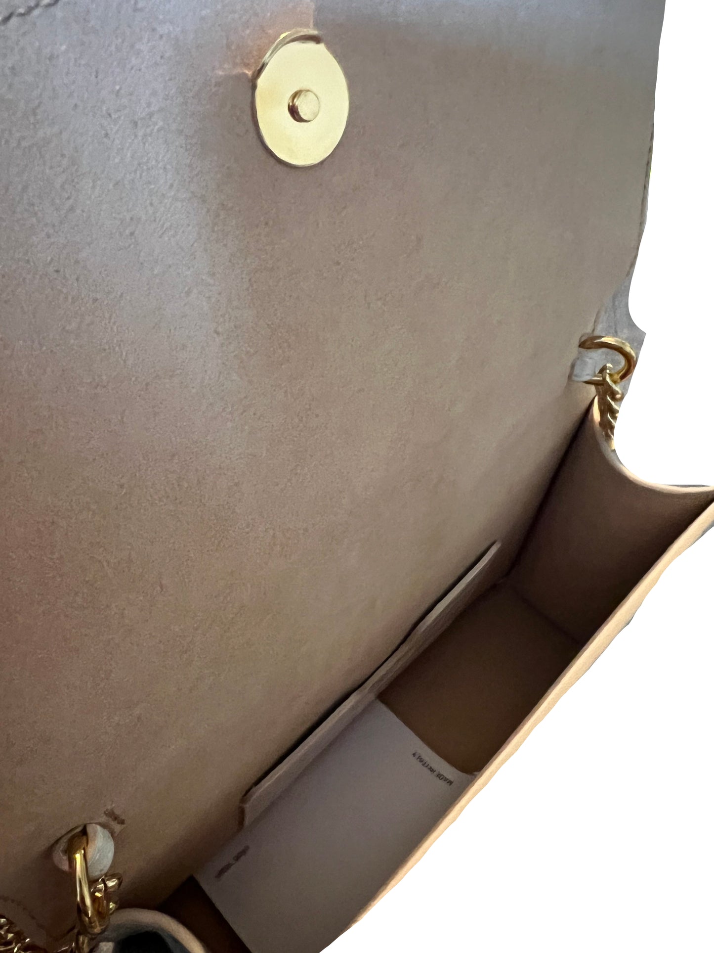 Alexander McQueen Cream Mini Skull Croc Embossed WOC
