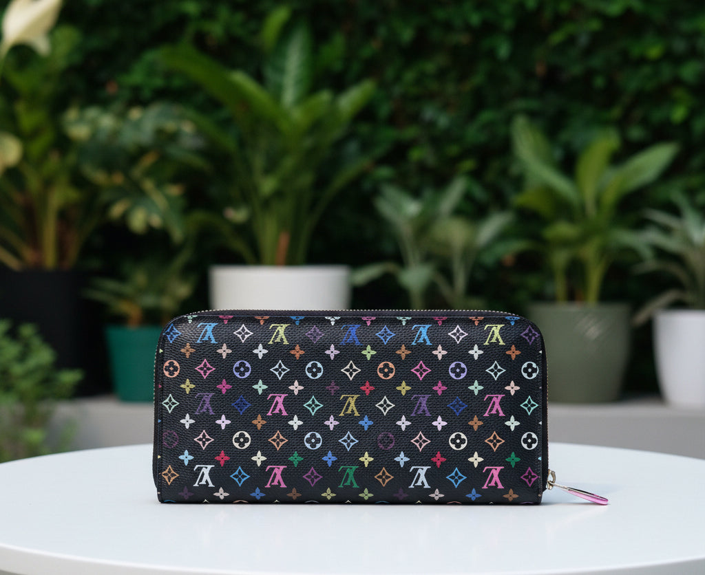 Louis Vuitton Black Murakami Insolite Wallet