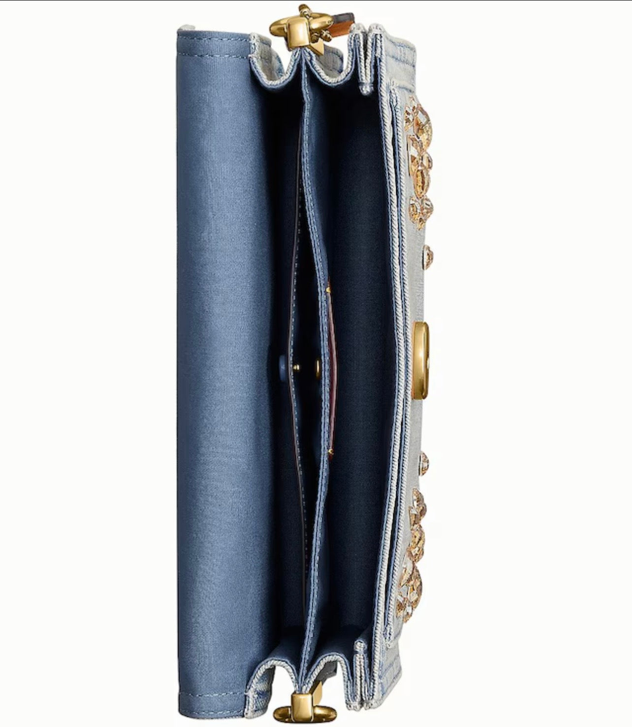 For Sandra Only- Coach Limited Edition Denim Embellished Tabby 26