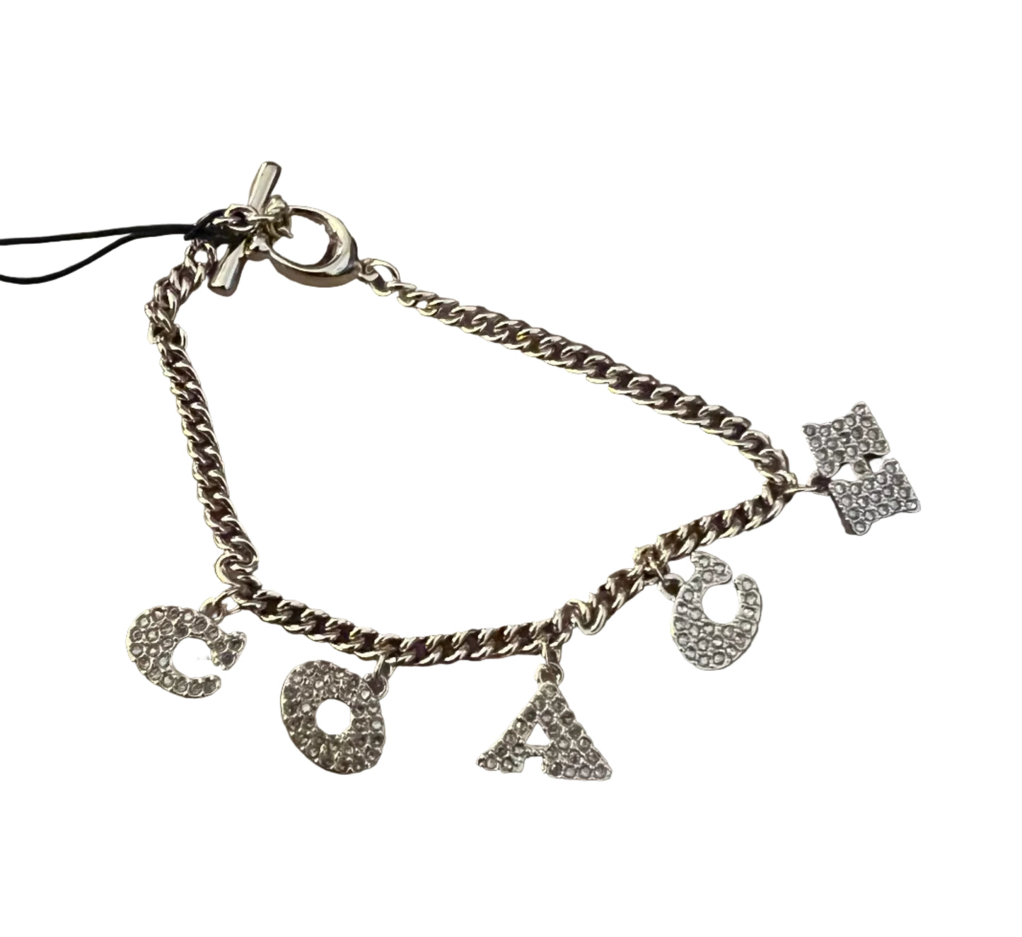 Coach Name Charm Bracelet
