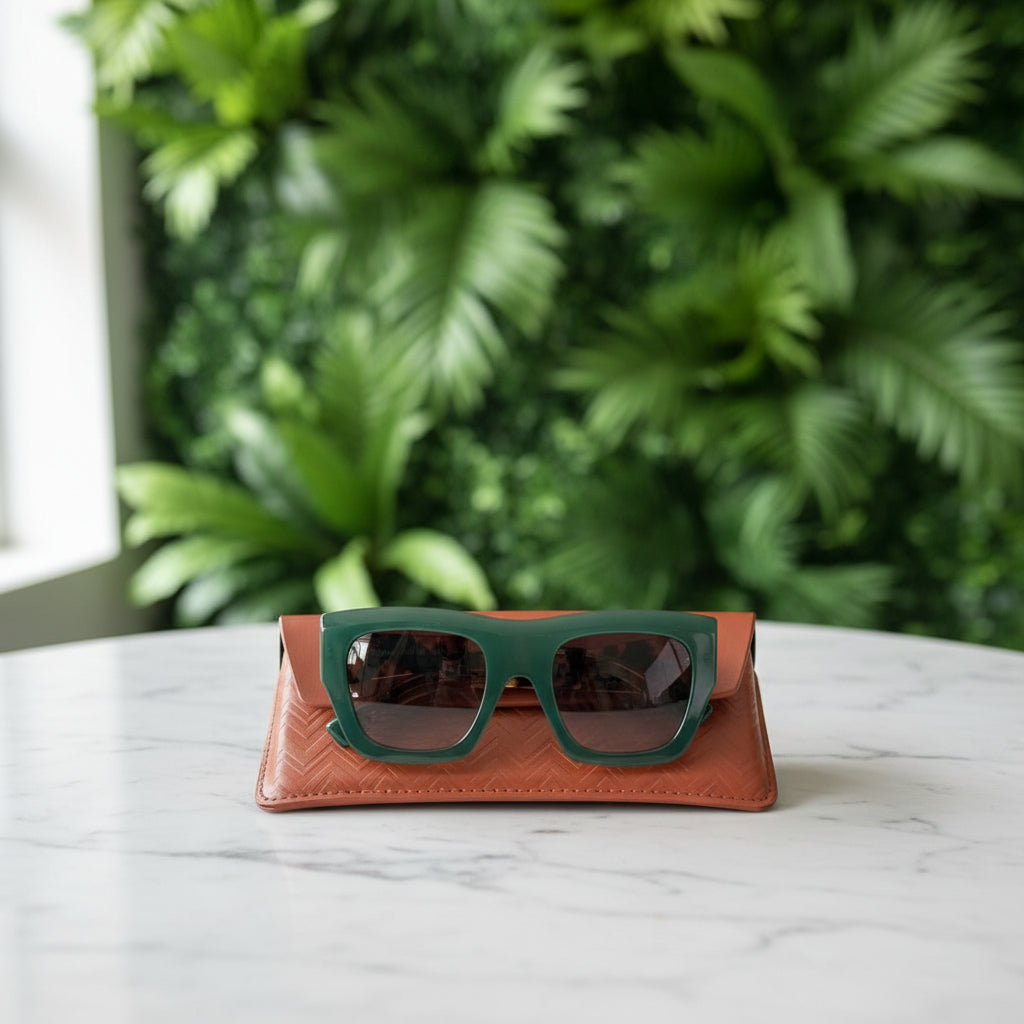 Missoni Green and Tortoise Sunglasses