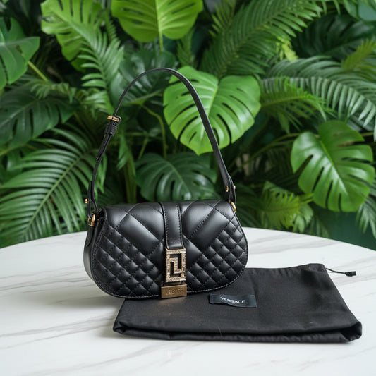 Versace Quilted Greca Mini Bag