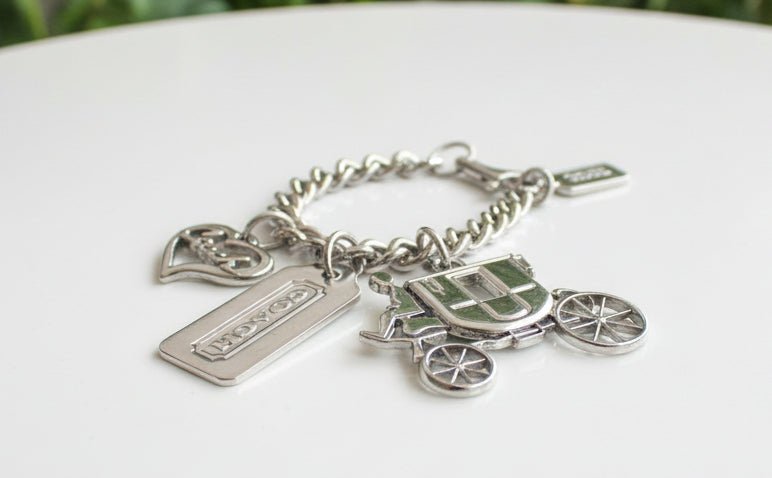 PREVIEW-DROP NEXT TIKTOK LIVE-Coach Silver Vintage Charm