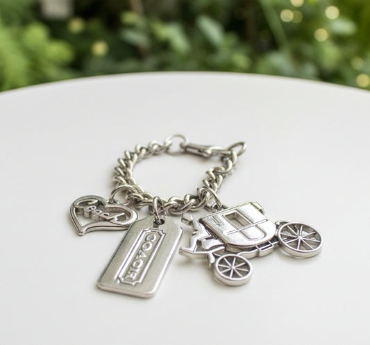 PREVIEW-DROP NEXT TIKTOK LIVE-Coach Silver Vintage Charm