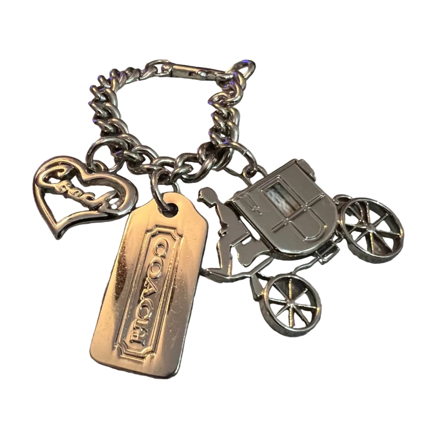 PREVIEW-DROP NEXT TIKTOK LIVE-Coach Silver Vintage Charm