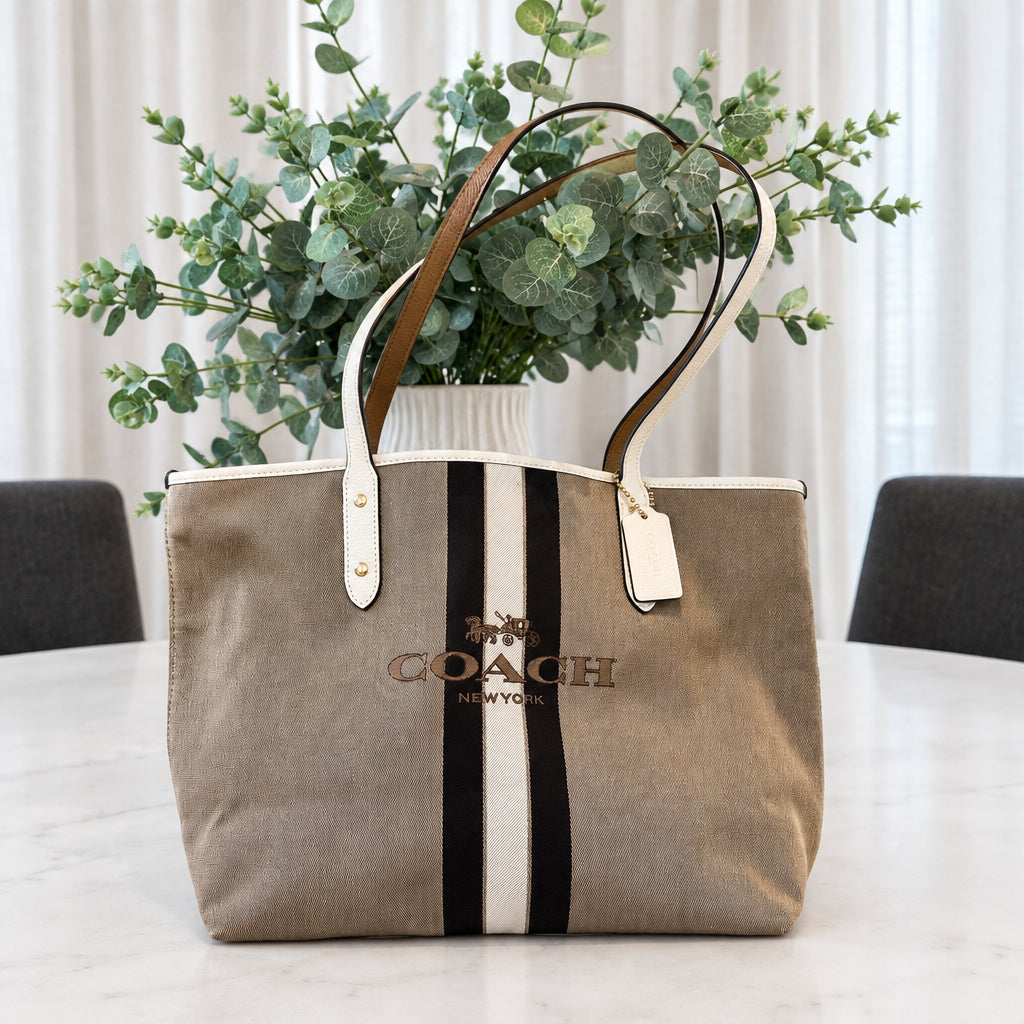 Coach Jacquard City Horse & Carriage Tote