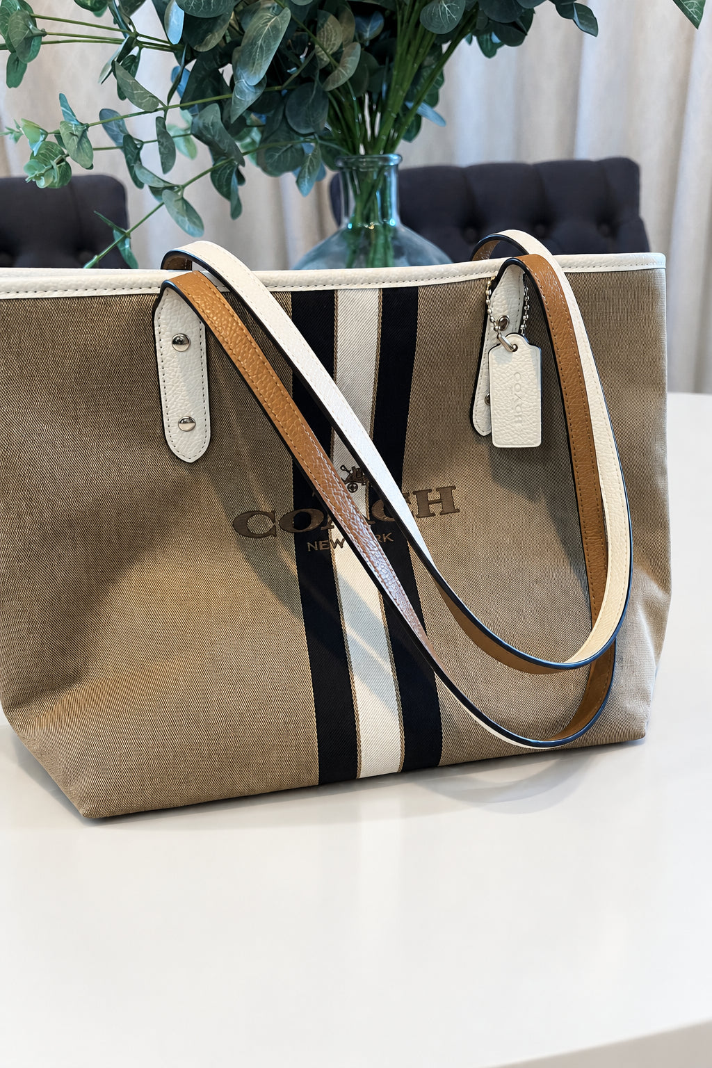Coach Jacquard City Horse & Carriage Tote