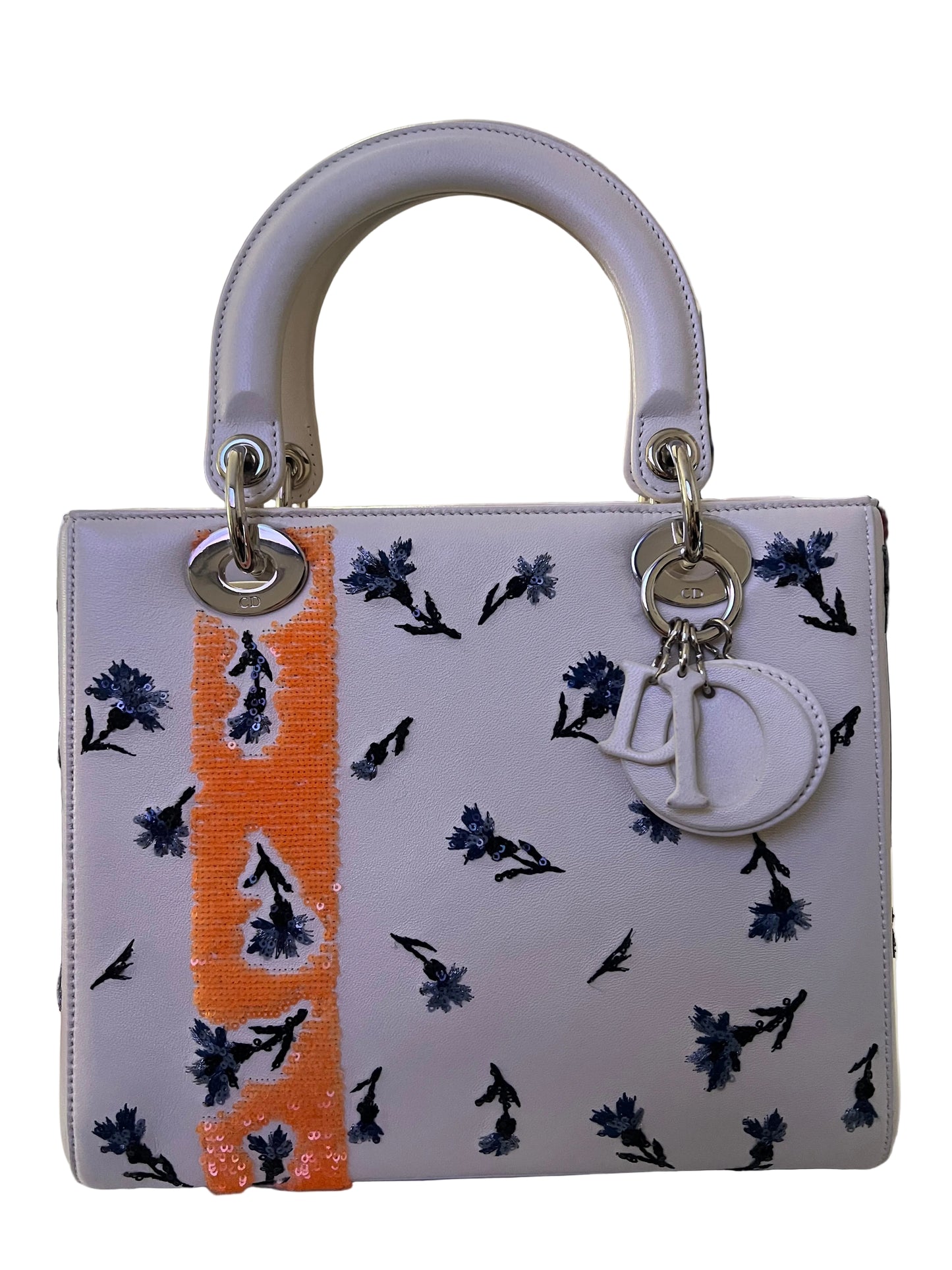 Lady Dior Limited Edition Sequin and Embroidered