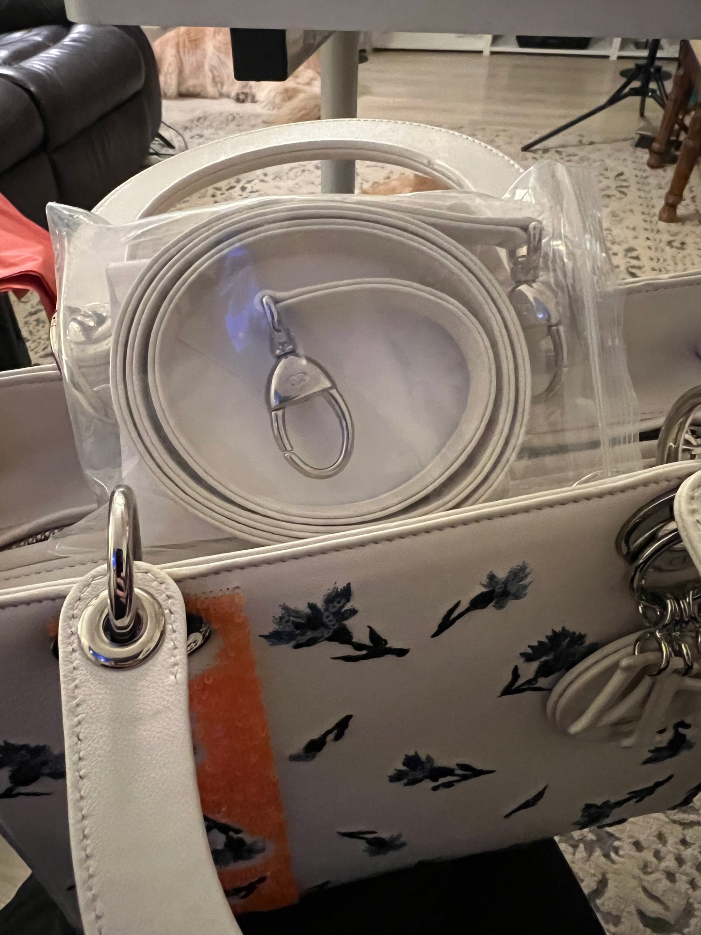 Lady Dior Limited Edition Sequin and Embroidered