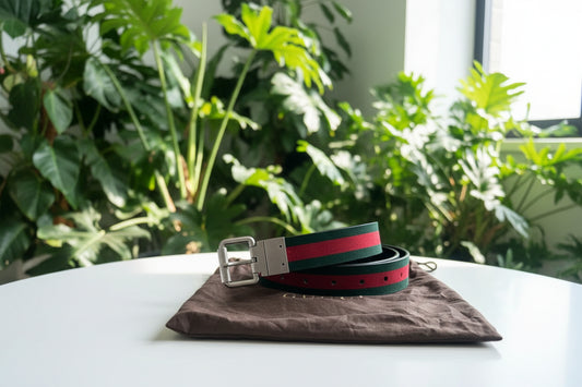 Gucci Reversible Belt - Suede and Leather