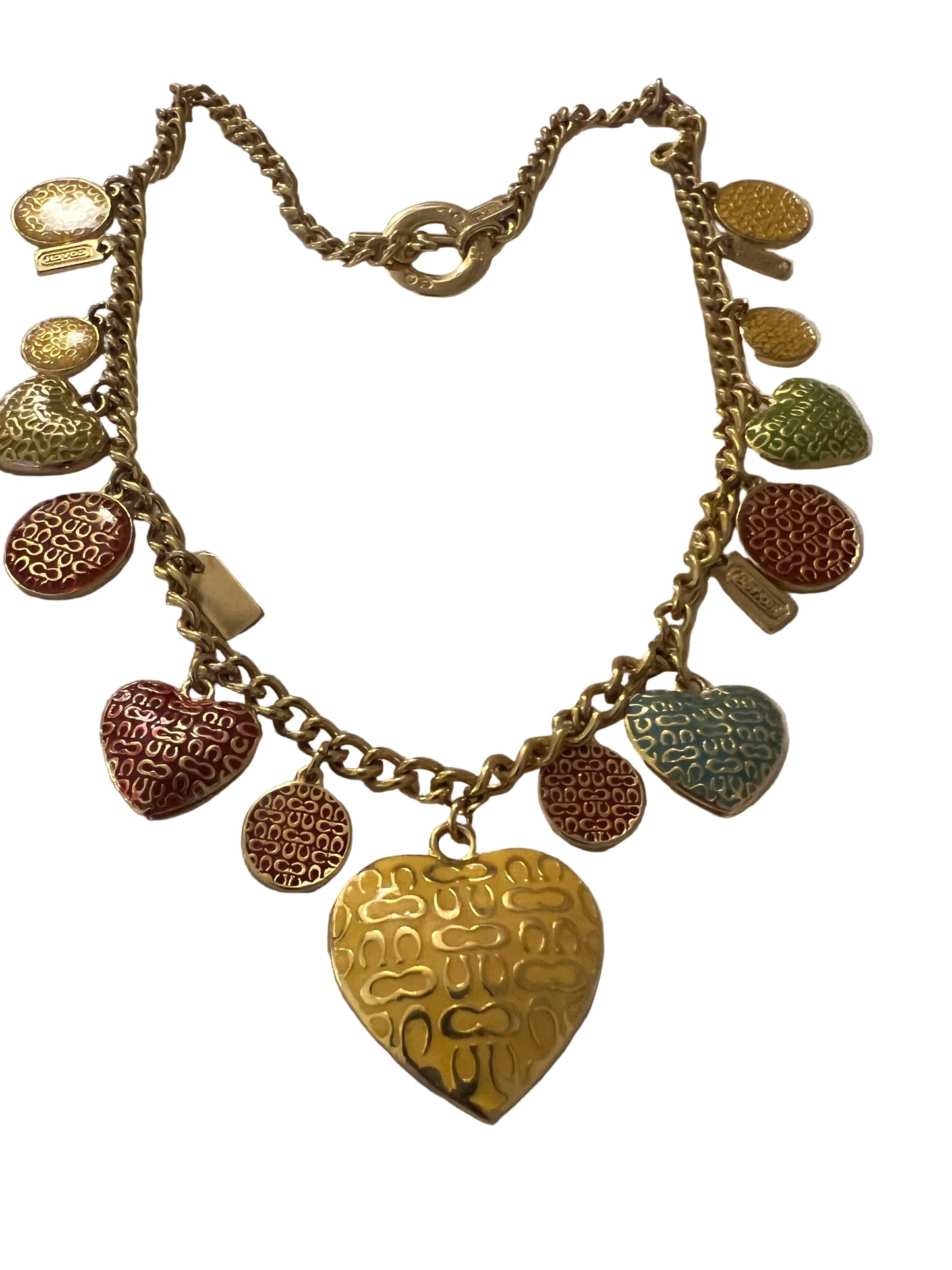 PREVIEW-DROP NEXT TIKTOK LIVE-Coach Vintage Charm Necklace