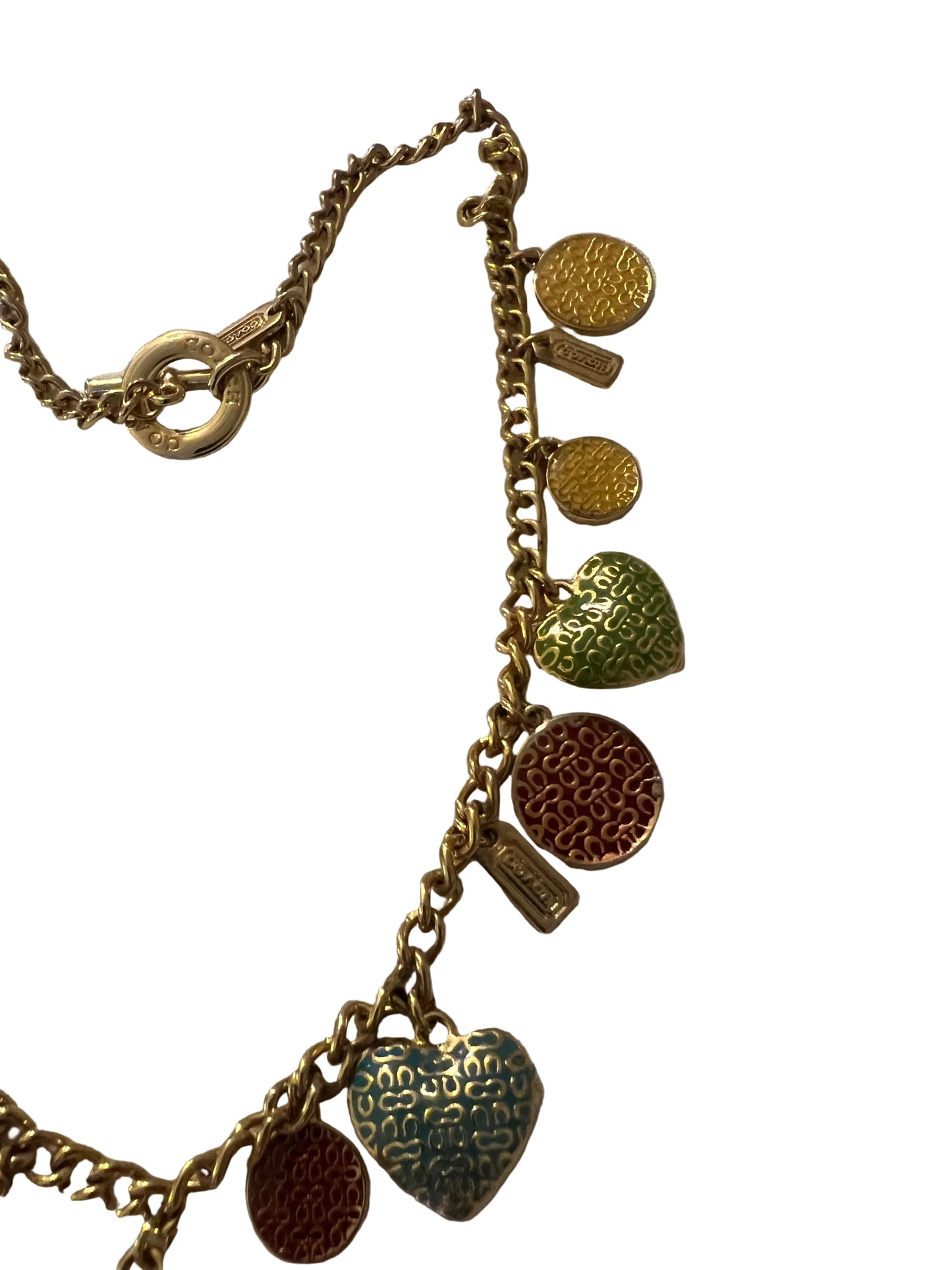 PREVIEW-DROP NEXT TIKTOK LIVE-Coach Vintage Charm Necklace