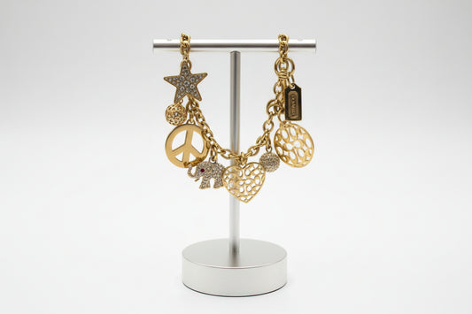 PREVIEW-DROP NEXT TIKTOK LIVE-Coach Vintage Charm Bracelet