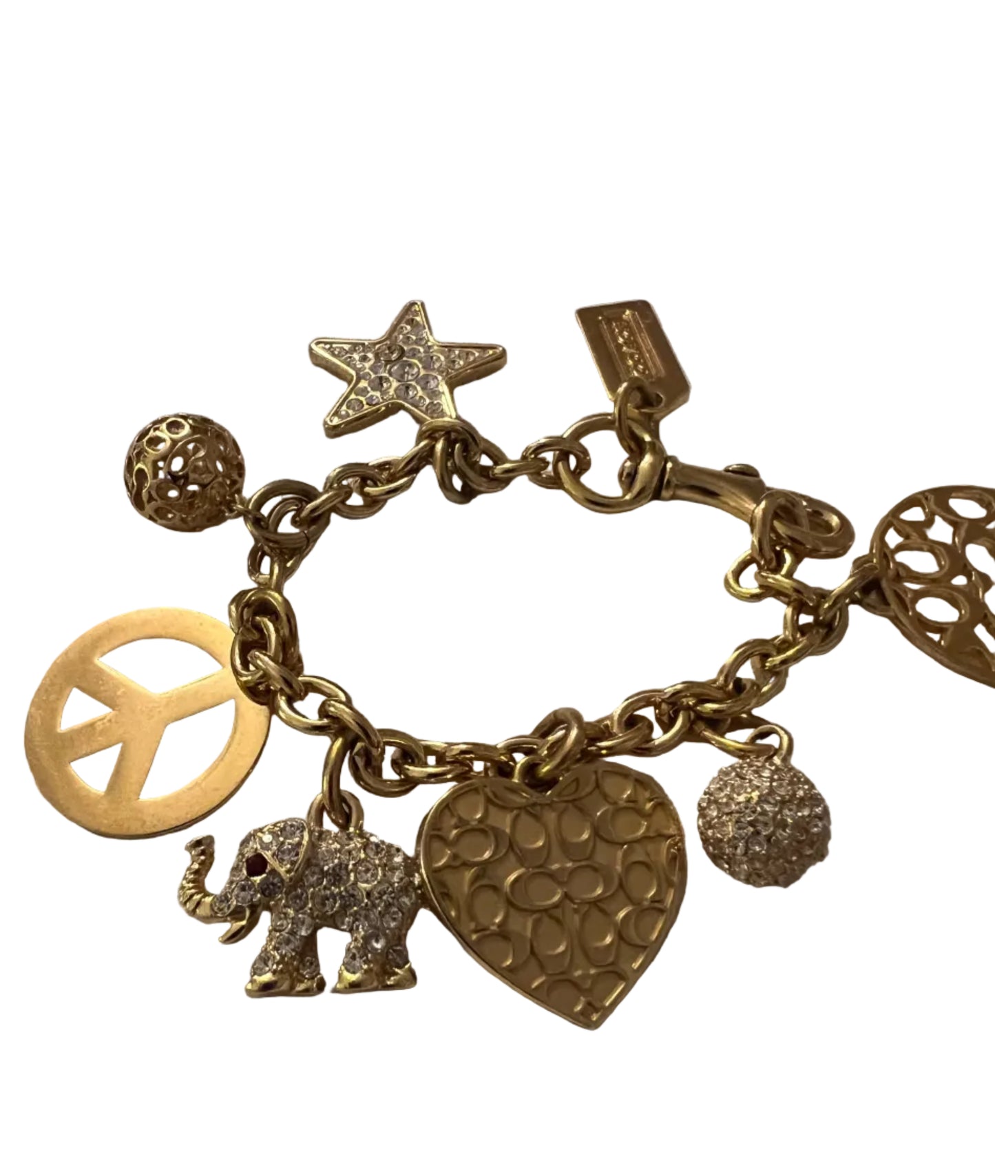 PREVIEW-DROP NEXT TIKTOK LIVE-Coach Vintage Charm Bracelet