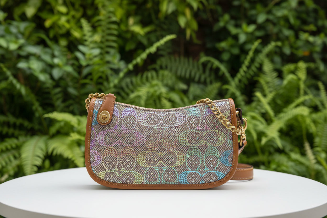 Coach Crystal Rainbow Swinger & Candy Charm - For Tracy