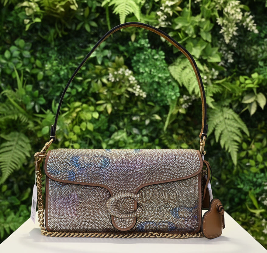 PREVIEW-DROP NEXT TIKTOK LIVE-Coach Rainbow Crystal Tabby 26