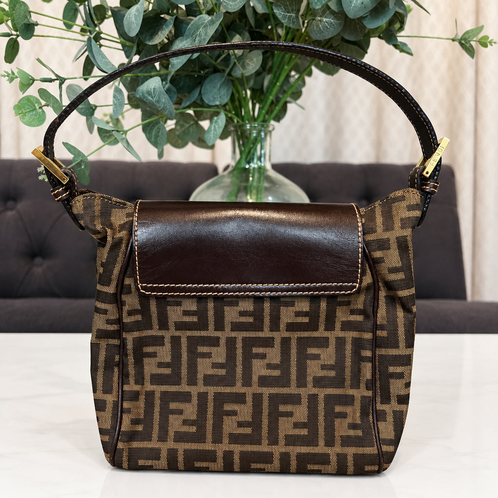Fendi Vintage Zucca FF Mama Shoulder Bag