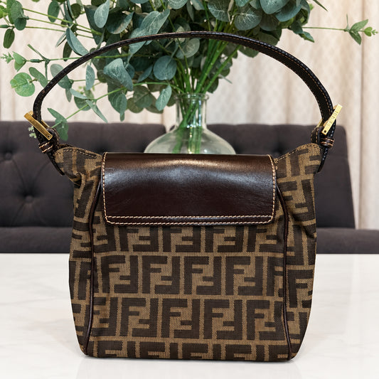 Fendi Vintage Zucca FF Mama Shoulder Bag