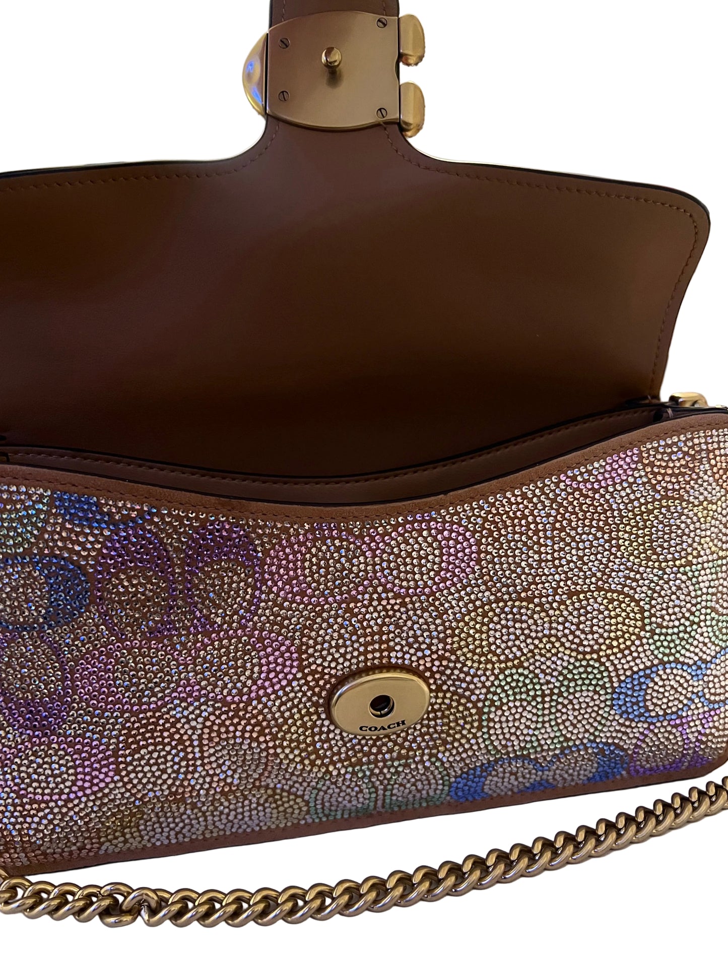 PREVIEW-DROP NEXT TIKTOK LIVE-Coach Rainbow Crystal Tabby 26