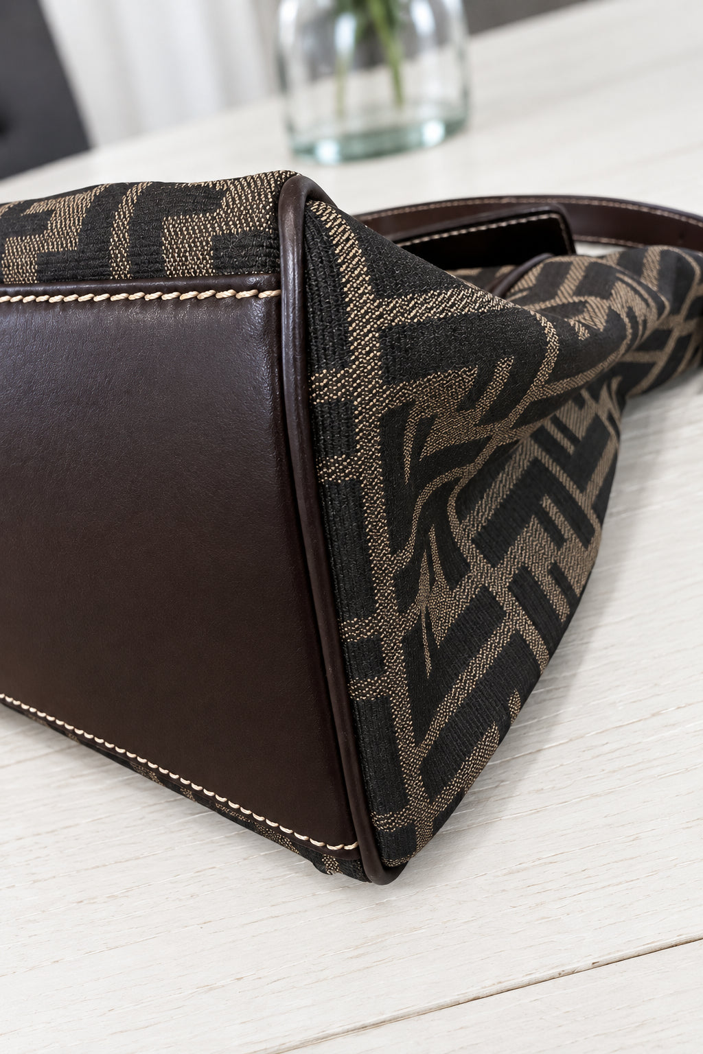 Fendi Vintage Zucca FF Mama Shoulder Bag
